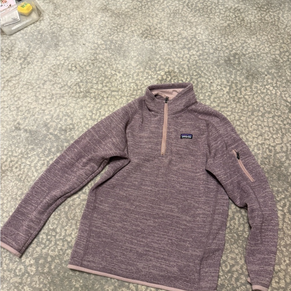 Patagonia Beige Fleece Pullover